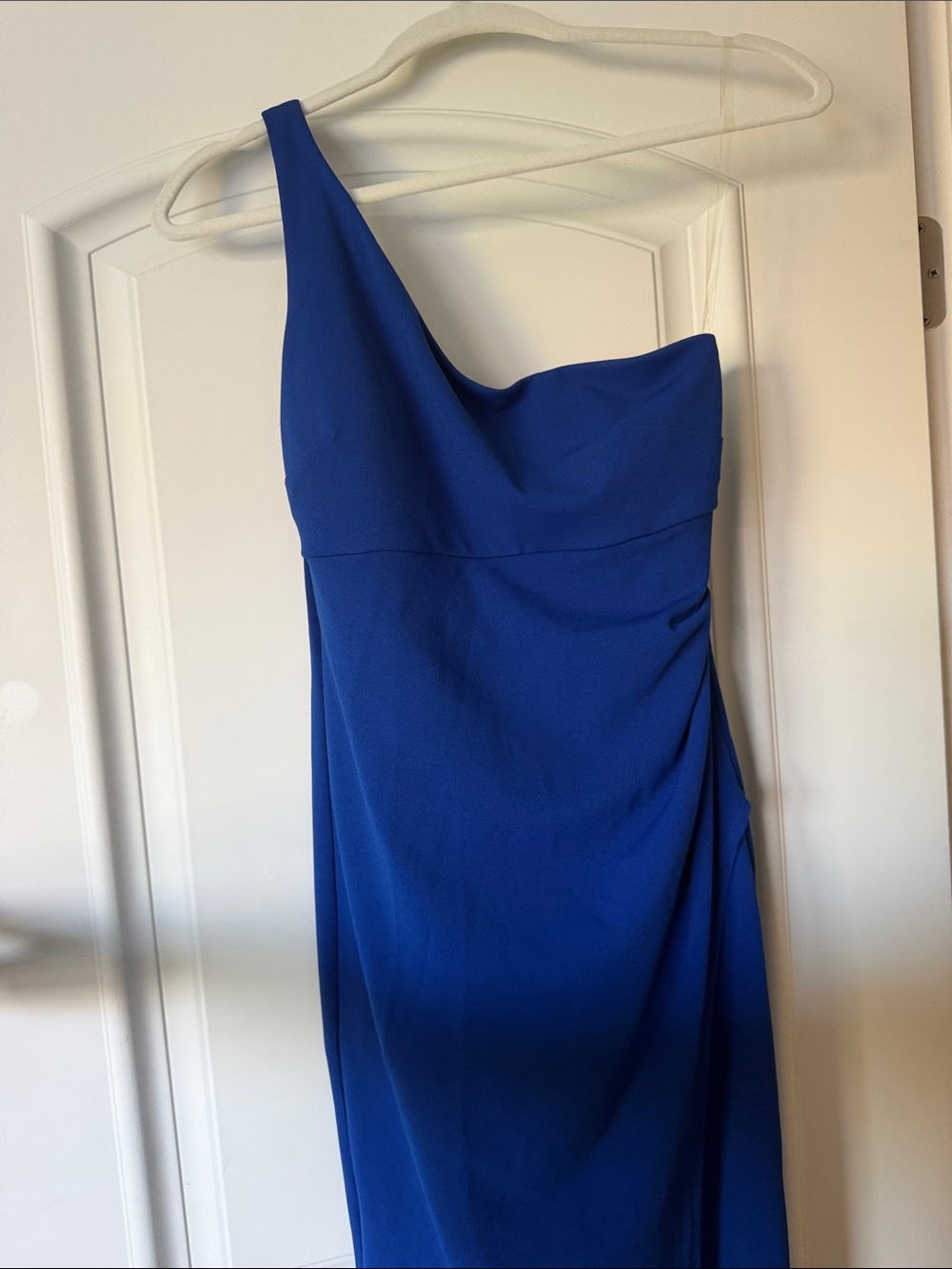 Windsor One-Shoulder Cobalt Blue Cocktail Dress